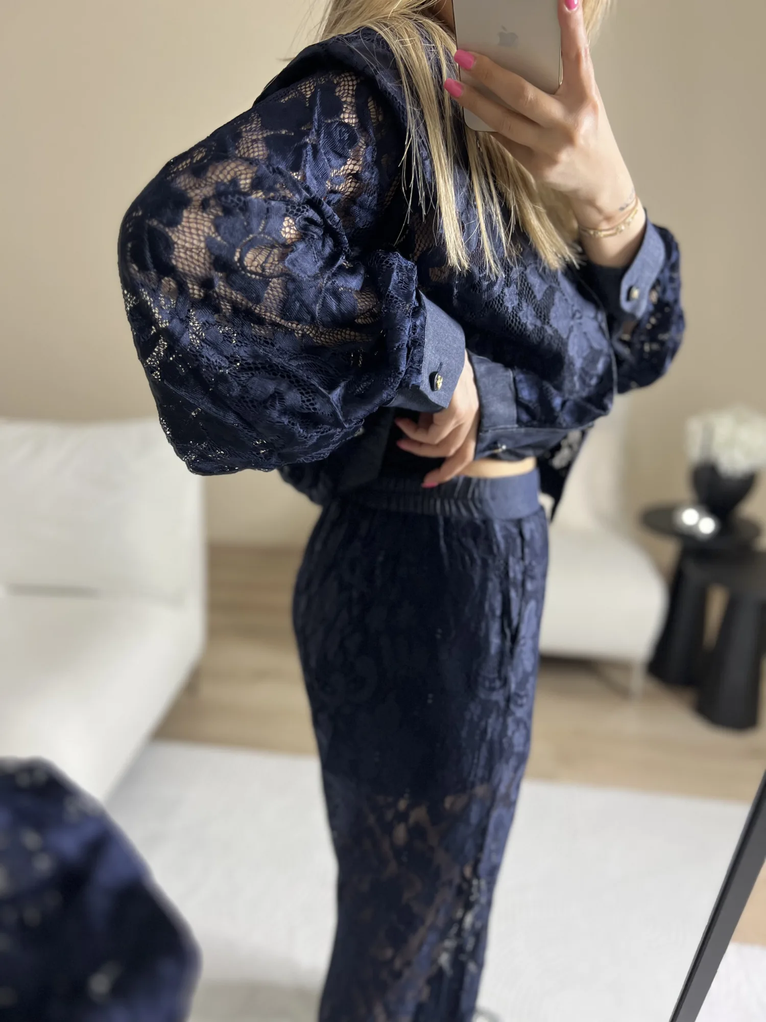 Premium Dantel pantolon gömlek takım 5