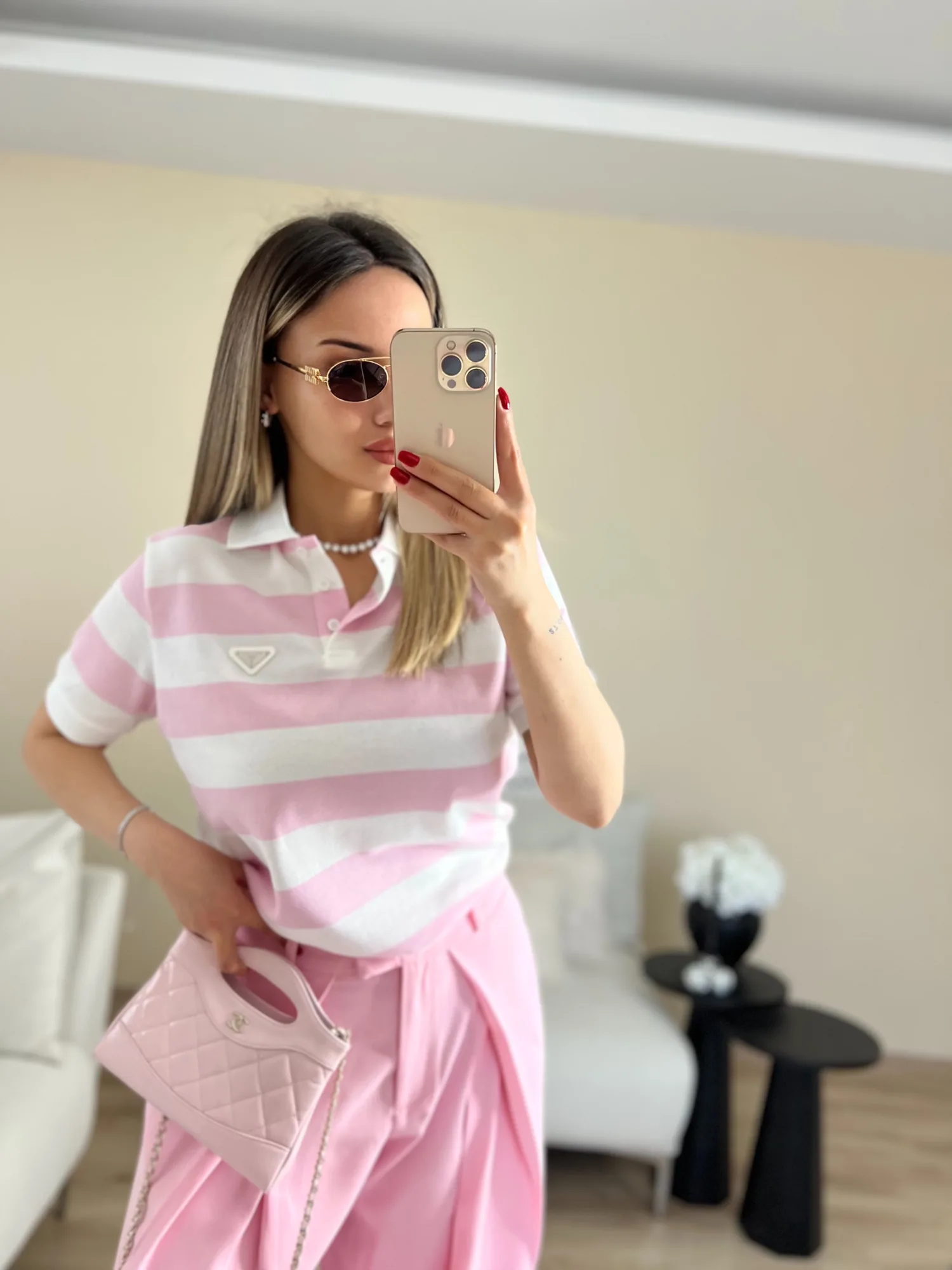 Premium pembe bluz 2