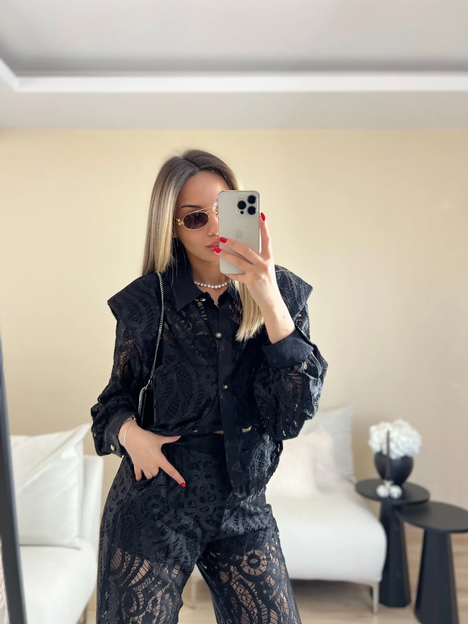 Premium Siyah dantelli takım 5