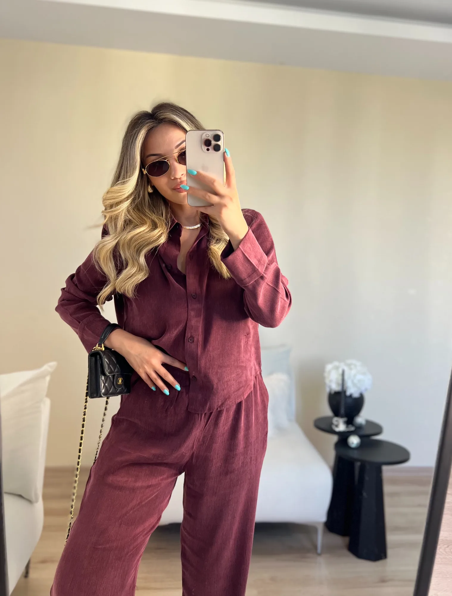 Bordo premium takım - Bordo